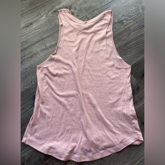PINK Victoria’s Secret soft rose pink oversized muscle tank with gold sequins - Picture 4 of 5